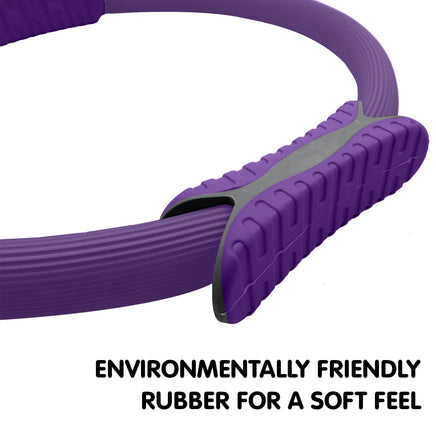 Powertrain Pilates Ring Band Yoga Home Workout Exercise Band Purple Kings Warehouse