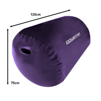 Powertrain Sports Inflatable Air Exercise Roller Gymnastics Gym Barrel 120 x 75cm Purple Kings Warehouse
