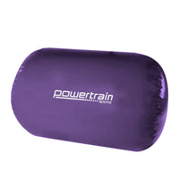 Powertrain Sports Inflatable Air Exercise Roller Gymnastics Gym Barrel 120 x 75cm Purple Kings Warehouse