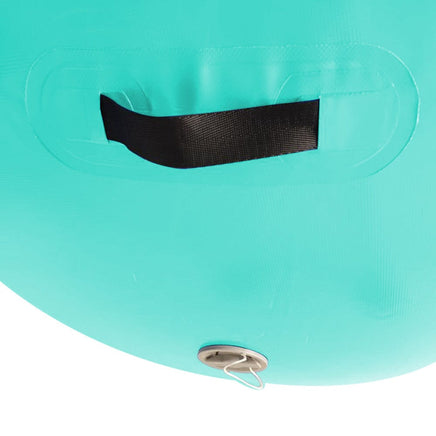 Powertrain Sports Inflatable Gymnastics Air Barrel Exercise Roller 120 x 75cm - Green Kings Warehouse