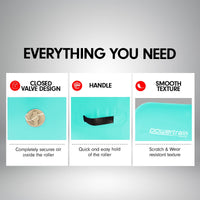 Powertrain Sports Inflatable Gymnastics Air Barrel Exercise Roller 120 x 75cm - Green Kings Warehouse