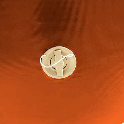 Powertrain Sports Inflatable Gymnastics Air Barrel Exercise Roller 120 x 75cm - Orange Kings Warehouse