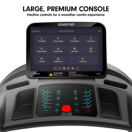 Powertrain V1100 Treadmill with Wifi Touch Screen & Incline Kings Warehouse