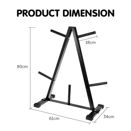 Powertrain Weight Plates Storage Home Gym Rack Kings Warehouse