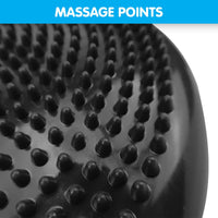 Powertrain Yoga Stability Disc Home Gym Pilates Balance Trainer Black Kings Warehouse