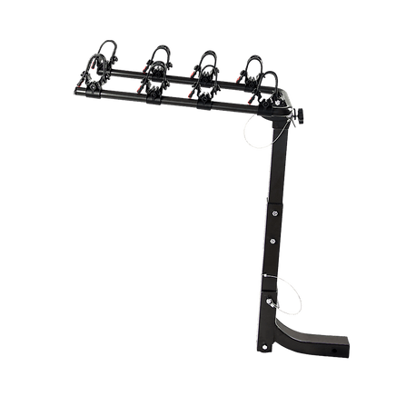 Premium 4-Bike Carrier Rack Hitch Mount Swing Down Bicycle Rack W/ 2" Receiver Outdoor Recreation Kings Warehouse