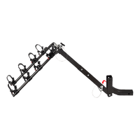 Premium 4-Bike Carrier Rack Hitch Mount Swing Down Bicycle Rack W/ 2" Receiver Outdoor Recreation Kings Warehouse