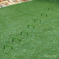 Prime Turf Artificial Grass 100pcs Synthetic Pins Fake Lawn Turf Weed Mat Pegs Joining Tape Home & Garden Kings Warehouse