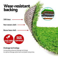 Prime Turf Artificial Grass 20mm 2mx5m Synthetic Fake Lawn Turf Plastic Plant 4-coloured Home & Garden Kings Warehouse