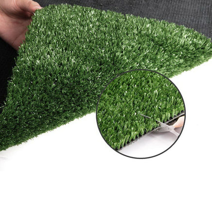 Prime Turf Artificial Grass 2mx5m 17mm Synthetic Fake Lawn Turf Plant Plastic Olive Home & Garden Kings Warehouse