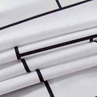 Print Microfibre Quilt Cover Set (3Pcs) - Ultra Soft, Comfy, Luxurious Duvet Cover with Zipper Closure - Elegant Design Quilt Cover Set for Bedding - Glen - King Size Home & Garden Kings Warehouse