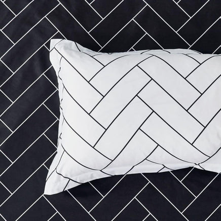 Print Microfibre Quilt Cover Set (3Pcs) - Ultra Soft, Comfy, Luxurious Duvet Cover with Zipper Closure - Elegant Design Quilt Cover Set for Bedding - Glen - King Size Home & Garden Kings Warehouse