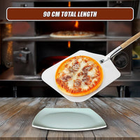 Profesional Pizza Oven Peel Paddle 90cm Wood Handle Home & Garden Kings Warehouse
