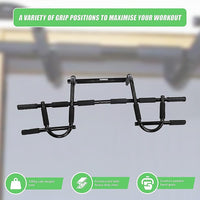 Professional Doorway Chin Pull Up Gym Excercise Bar Sports & Fitness Kings Warehouse