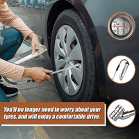 Professional Tyre Inflator with Gauge Air Line Pressure Tester Tyre Pump Tools Kings Warehouse