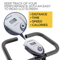 PROFLEX Folding Magnetic Exercise X-Bike - Bicycle Cycling Flywheel Fitness Kings Warehouse