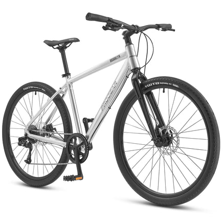 Progear Bikes Brooklyn 650B*43cm in Stainless Sports & Fitness Kings Warehouse