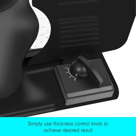 Pronti Electric Meat Slicer- Food Cheese Processor Vegetable Kitchen Deli Kings Warehouse