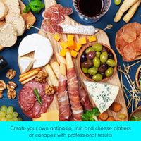 Pronti Electric Meat Slicer- Food Cheese Processor Vegetable Kitchen Deli Kings Warehouse