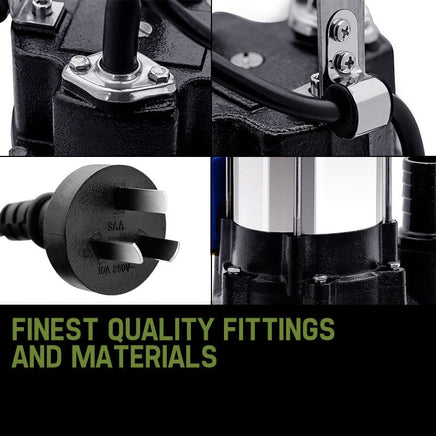 PROTEGE 2250W Submersible Dirty Water Pump Sewage Bore Septic Tank Well Sewerage Tools Kings Warehouse