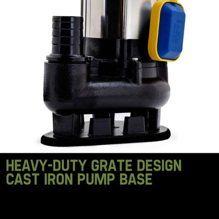 PROTEGE 2250W Submersible Dirty Water Pump Sewage Bore Septic Tank Well Sewerage Tools Kings Warehouse