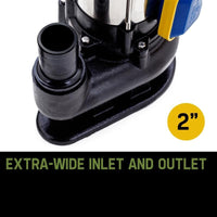 PROTEGE 2250W Submersible Dirty Water Pump Sewage Bore Septic Tank Well Sewerage Tools Kings Warehouse