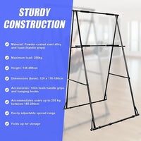 Pull-up Bar Free Standing Pull up Stand Sturdy Frame Indoor Pull Ups Machine Sports & Fitness Kings Warehouse