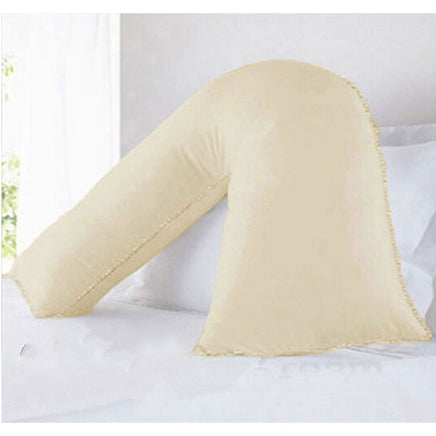 Pure Cotton 250TC Tri Pillowcases Cream Home & Garden Kings Warehouse