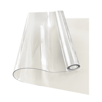 PVC Tablecloth Protector 107X213.4CM Clear Plastic Table Cloth Cover Transparent Home & Garden Kings Warehouse