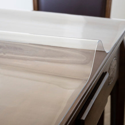 PVC Tablecloth Protector 107X213.4CM Clear Plastic Table Cloth Cover Transparent Home & Garden Kings Warehouse