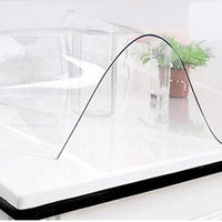 PVC Tablecloth Protector Table Cover Dining Table Cloth Plastic 2134x1070mm 1.5mm Home & Garden Kings Warehouse