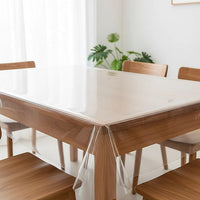 PVC Tablecloth Protector Table Cover Dining Table Cloth Plastic 2800x1170mm 2.0mm Home & Garden Kings Warehouse
