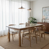 PVC Tablecloth Protector Table Cover Dining Table Cloth Plastic 2800x1170mm 2.0mm Home & Garden Kings Warehouse