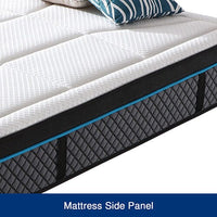 Queen Mattress in Coolmax Memory Foam 6 Zone Pocket Coil Soft Firmness Furniture Kings Warehouse