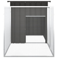 Rabbit Cage Anthracite 200x91x100 cm Galvanised Steel Kings Warehouse