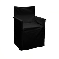 Rans Alfresco 100% Cotton Director Chair Cover - Plain Black Furniture Kings Warehouse