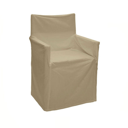 Rans Alfresco 100% Cotton Director Chair Cover - Plain Taupe Furniture Kings Warehouse