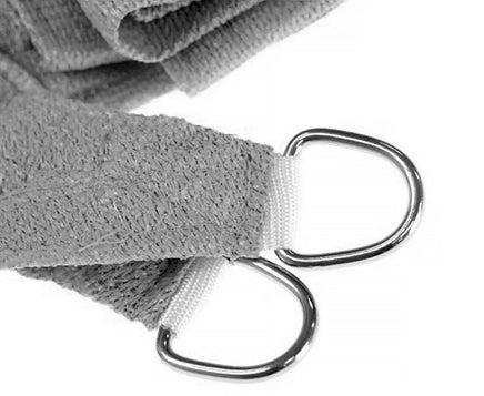 Rectangular Shade Sail 3m x 5m -Grey Kings Warehouse