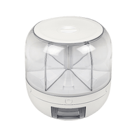 Rice Storage Cereal Dispenser Grain Container Rotating Dry Food Box Home & Garden Kings Warehouse