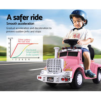 Ride On Cars Kids Electric Toys Car Battery Truck Childrens Motorbike Toy Rigo Pink Big Baby Bazaar Kings Warehouse