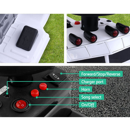 Ride On Cars Kids Electric Toys Car Battery Truck Childrens Motorbike Toy Rigo White Big Baby Bazaar Kings Warehouse