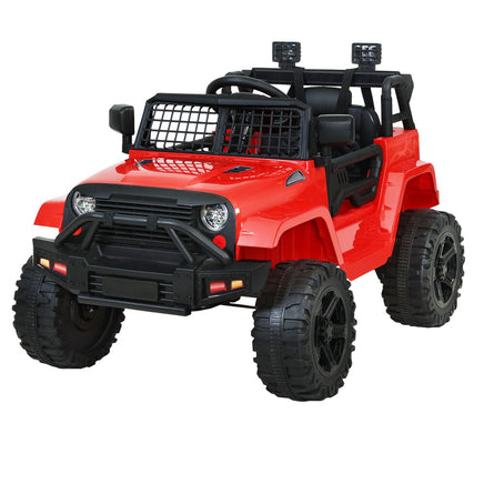 Rigo Kids Ride On Car Electric 12V Car Toys Jeep Battery Remote Control Red Kings Warehouse