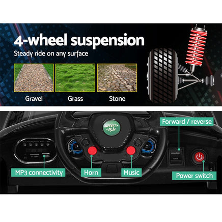 Rigo Ride On Car Kids Electric Ride On Cars SUV Remote 12V Black Baby & Kids Kings Warehouse