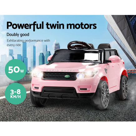 Rigo Ride On Car Kids Electric Ride On Cars SUV Remote 12V Pink Baby & Kids Kings Warehouse