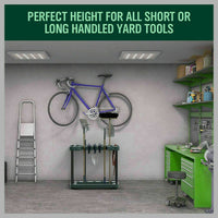 Rolling Garden Tools Storage Rack Long Short Handles Organizer Holders Fits 40 Home & Garden Kings Warehouse