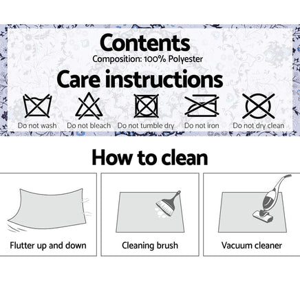 Rug 200x290cm Area Rug Large Carpet Soft Short Pile Modern Gaspar Home & Garden Kings Warehouse