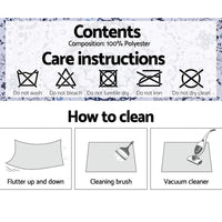 Rug 200x290cm Area Rug Large Carpet Soft Short Pile Modern Gaspar Home & Garden Kings Warehouse