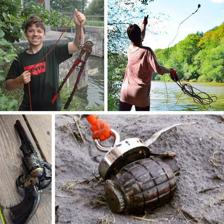 Salvage 250KG Recovery Magnet Hook Countersunk Hole Eyebolt Treasure Hunting Fishing Kings Warehouse