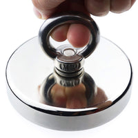 Salvage 250KG Recovery Magnet Hook Countersunk Hole Eyebolt Treasure Hunting Fishing Kings Warehouse