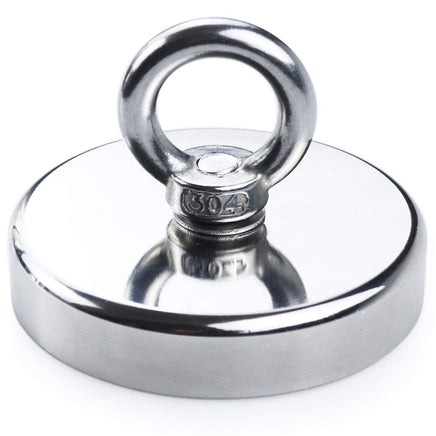 Salvage 250KG Recovery Magnet Hook Countersunk Hole Eyebolt Treasure Hunting Fishing Kings Warehouse